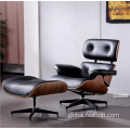 Lounge Leisure Chair Comfortable Designed Modern Wooden Leather Leisure Chair Manufactory